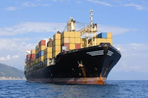Container vessel carrying freight to Papua New Guinea